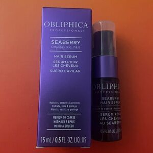 5 for $25! Obliphica Seaberry Hair Serum